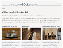Tablet Screenshot of goll-orgel.ch